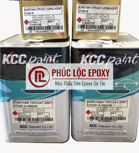 SƠN EPOXY KCC KORETHAN TOPCOAT UT6581 (NGOÀI TRỜI)